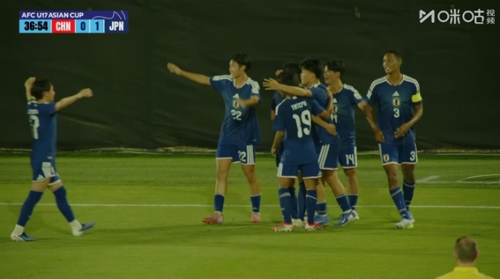 保利体育官方入口-丢球了！U17男足第37分钟被进球，日本队1-0领先